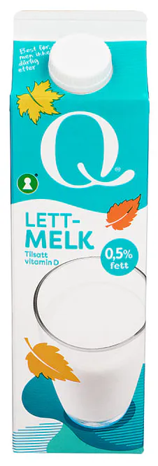 Hovedbilde Lettmelk Q 0,5 1l