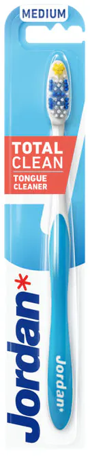 Hovedbilde Jordan Tannbørste Total Clean Medium